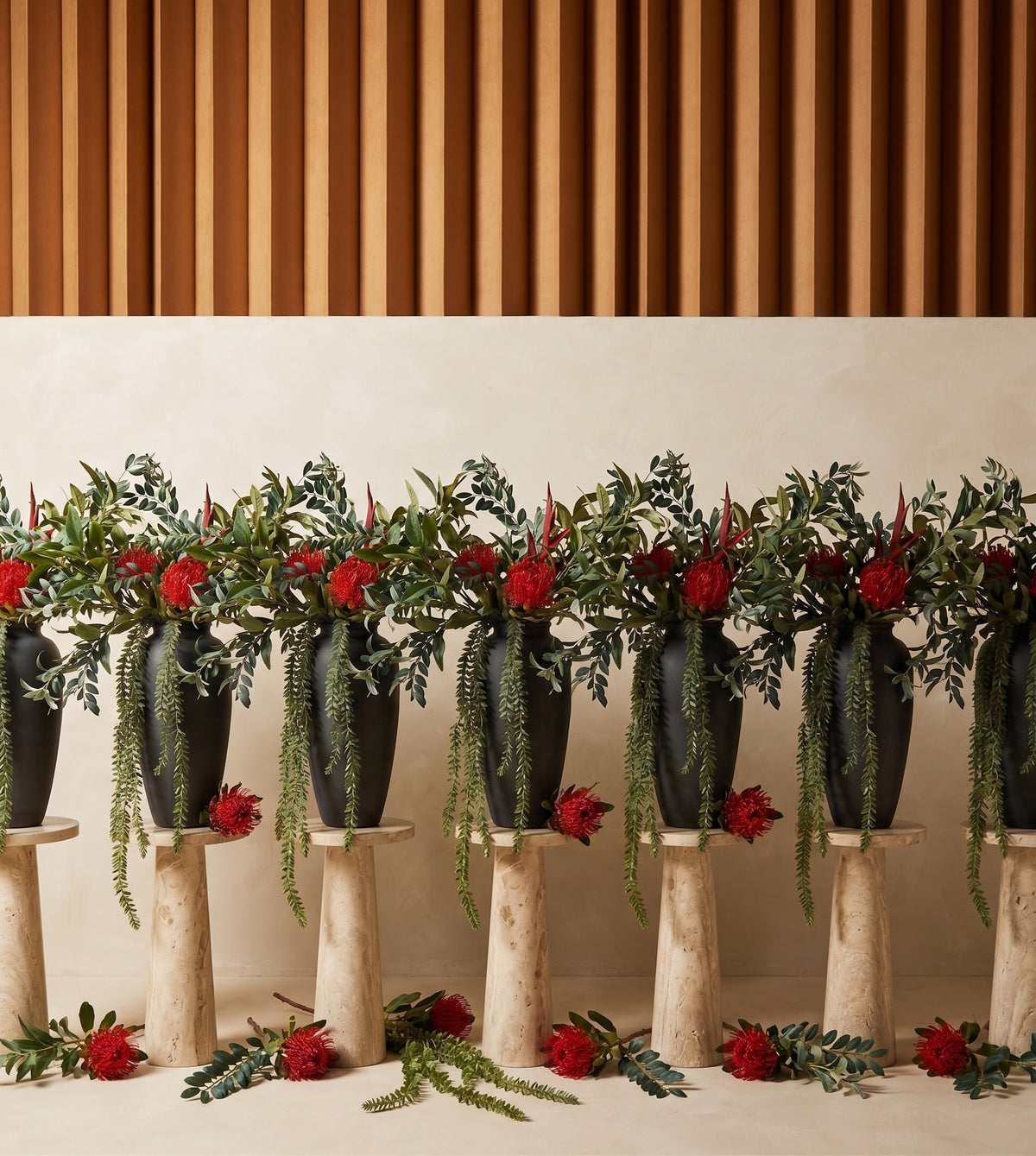 Midnight Botanical Vase