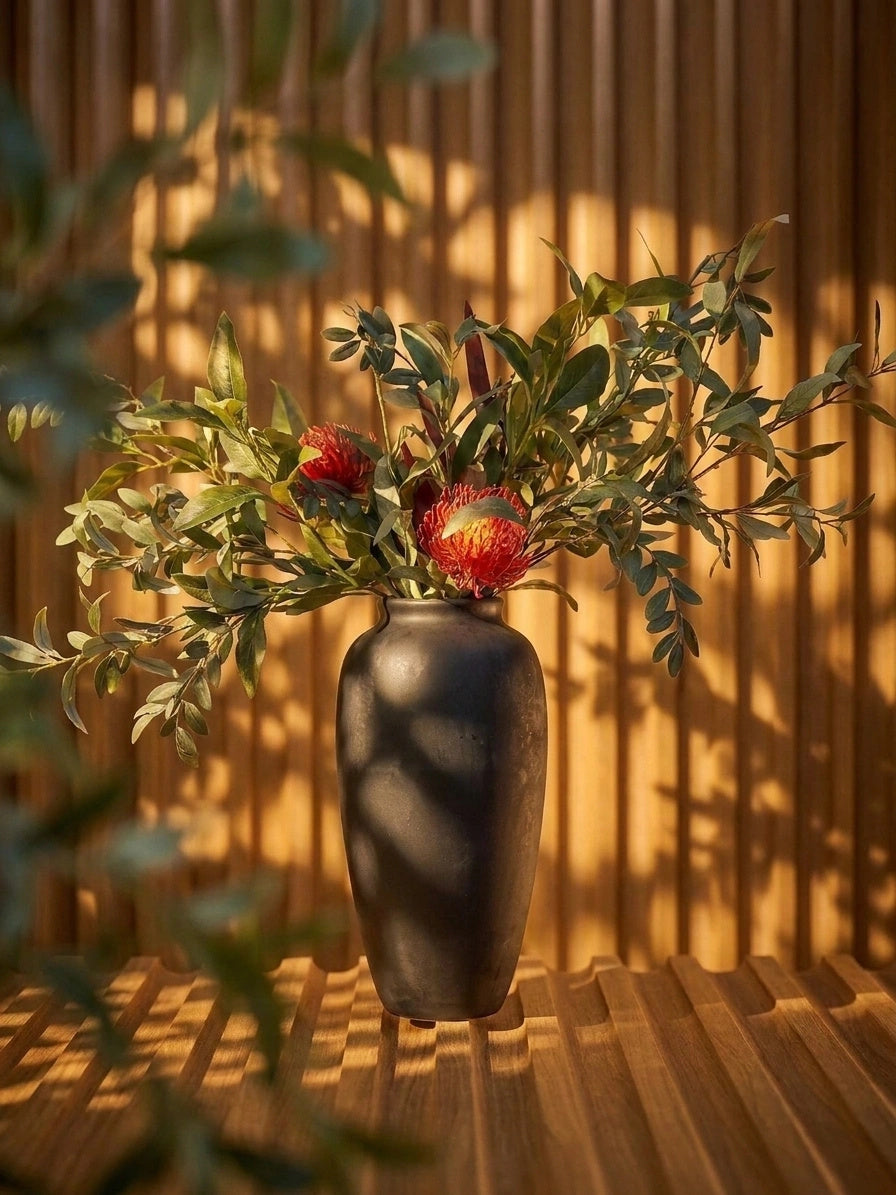 Midnight Botanical Vase